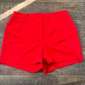 Nine West Vibrant Red Women's Shorts